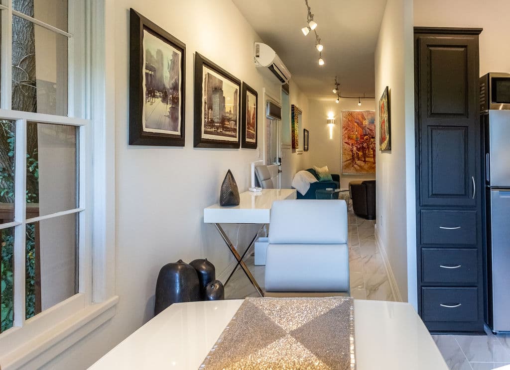 dining table and chairs